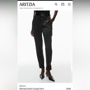 Babaton Refined Satin Cargo Pant